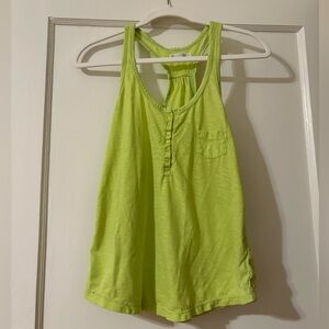 Vintage Aeropostale Neon Green Tank Top